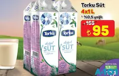 TORKU SÜT 4X1 L TORKU SÜT 4X1 L
